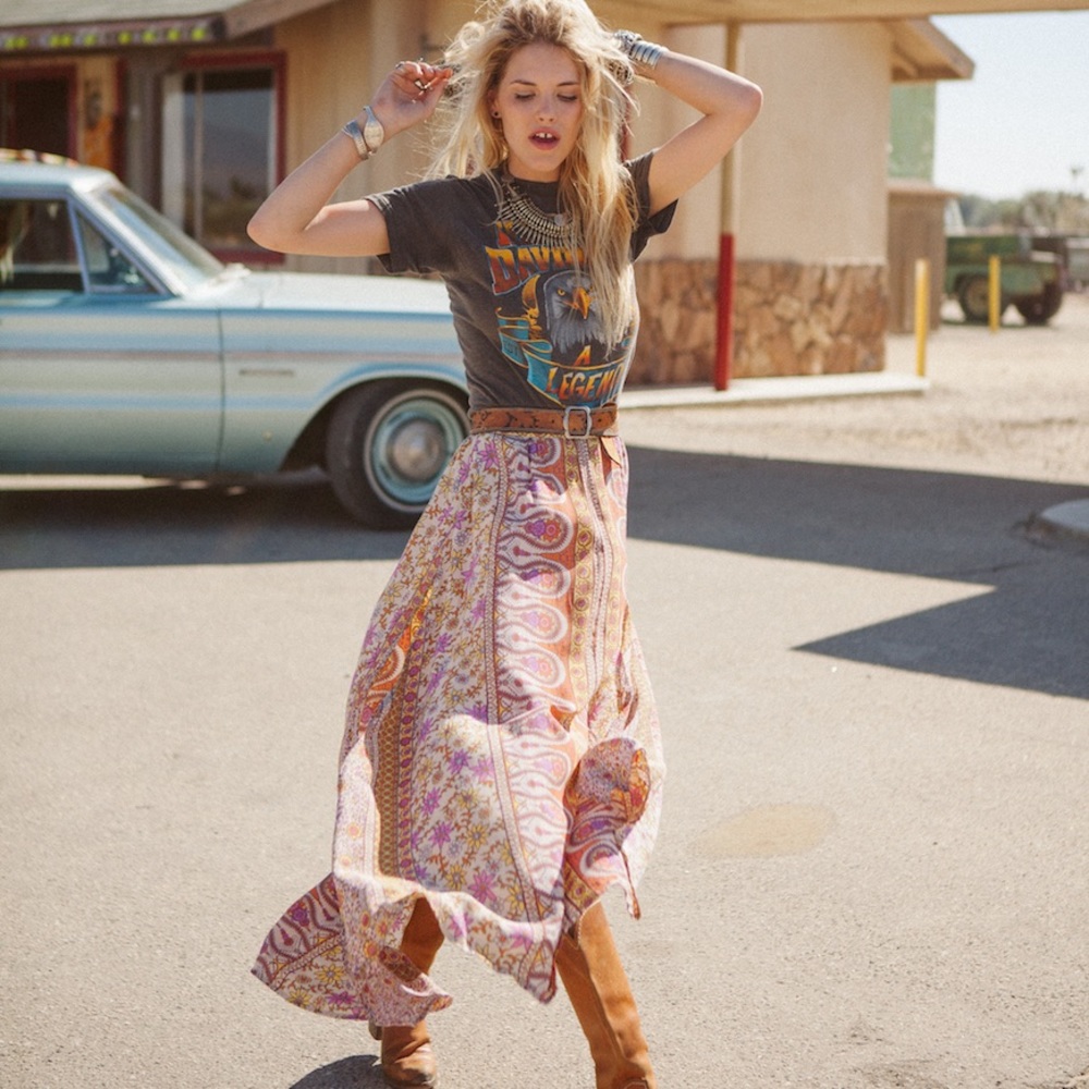 ❤️TRADED❤️ Spell & the Gypsy  Saffron Maxi Skirt